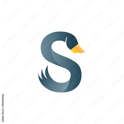 Letter S Swan Logo Design With Simple Modern Style Good For Your
