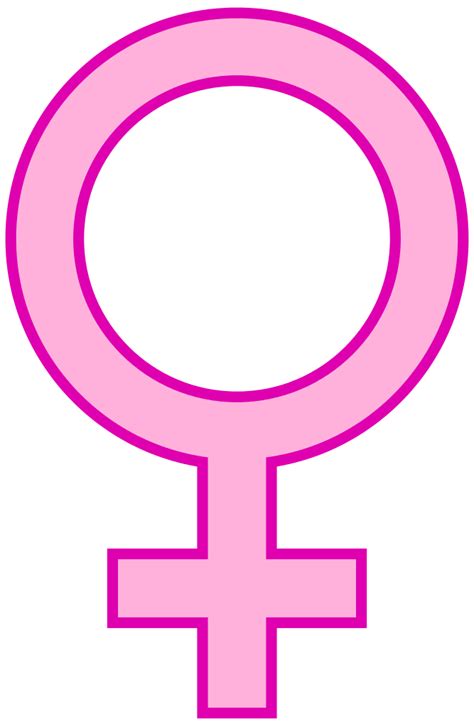Gender Symbol Female Woman Clip Art Female Symbole Png Download 667