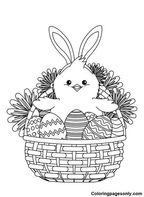 Easter Chick Coloring Pages Coloring Pages For Kids And Adults