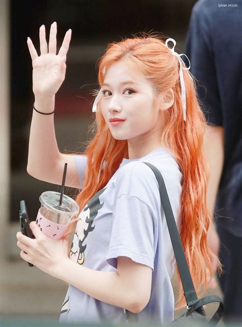 June 12 2020 Twice Sana Girl Hair Colors Kpop Hair Twice