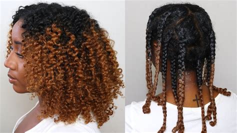Moisturized Braid Out On Natural Curly Hair 3c4a Low Porosity Hair