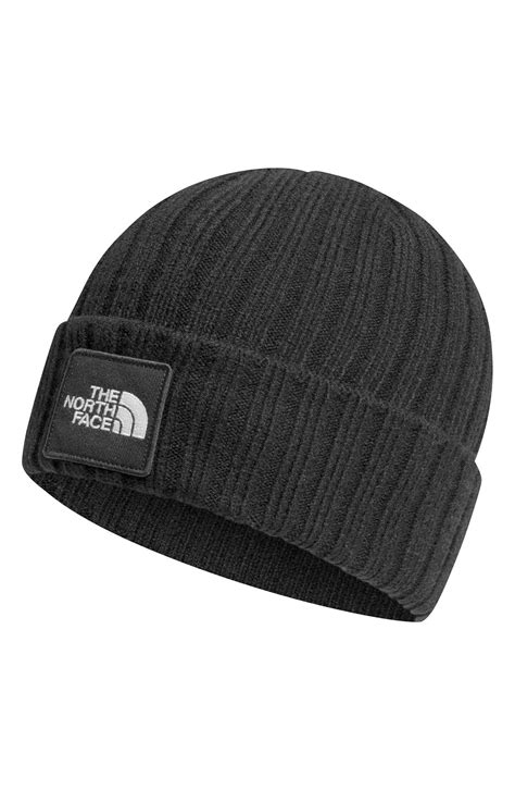 The North Face Logo Boxed Cuffed Beanie Nordstrom