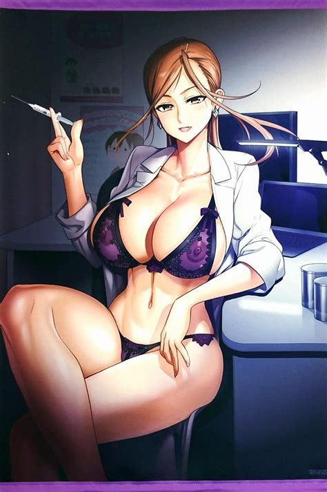 Rule 34 Bra Clothing Doctor Female Huge Breasts Inazuma Long Hair