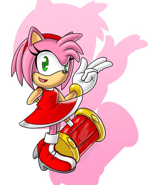 Amy Rose The Hedgehog 2009 By Spoonyliger On Deviantart