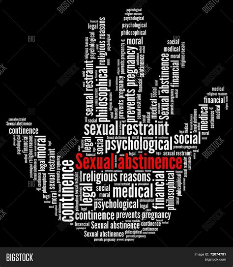 Sexual Abstinence Word Image And Photo Free Trial Bigstock
