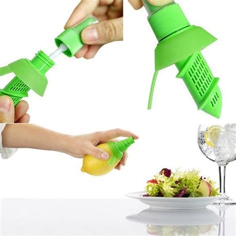 1set Lemon Sprayer Kitchen Gadgets Orange Juice Citrus Spray Manual