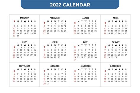 Calendarios 2022 Riset
