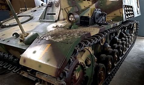 Surviving Early Production German Hummel Self Propelled Artillery 150mm Gun