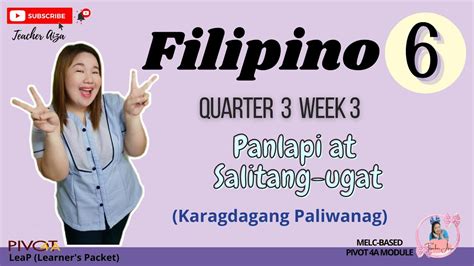 Filipino 2 Quarter 4 Week 3 Mga Salitang Magkasingkahulugan At Vrogue