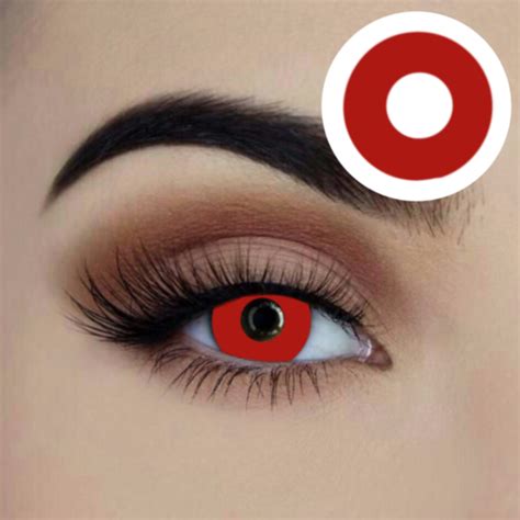 Starry Eyed Yearly Contact Lens Vampire Red