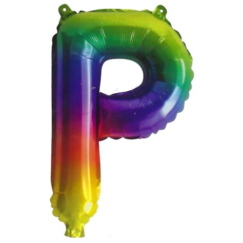 Check spelling or type a new query. Rainbow Letter P Balloon 35cm | Foil Letter Balloons - Who ...