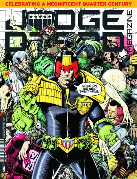 Judge Dredd Megazine Comic Book Artwork Comic Book Artists Comic