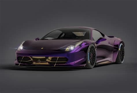 Purple Ferrari 458 🇮🇹 Carros Esportivos Exóticos Carros Carros
