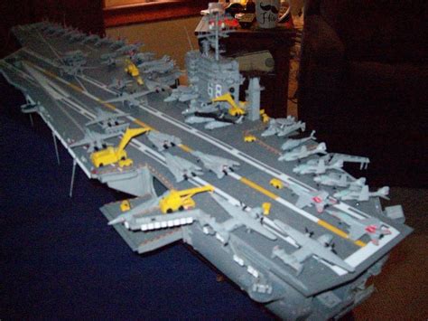 USS Nimitz CVN Aircraft Carrier Plastic Model Military Ship Kit Scale