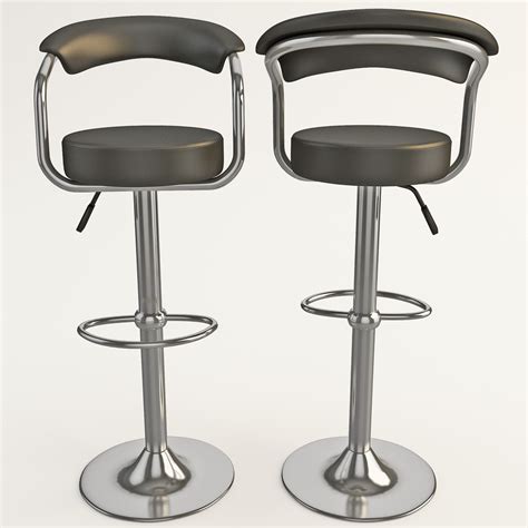 Available in 6 finishes and 3 legs. modern contemporary bar stools 3d 3ds