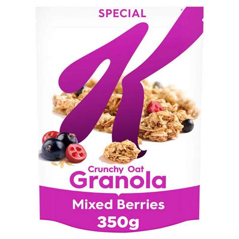 Kelloggs Special K Crunchy Oat Granola Mixed Berries 350g Everyday