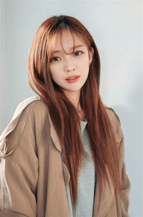 Korean Hairstyle Female Thai Cute Girl Long Hair Asian Hair
