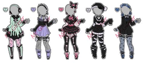 Pastel Outfit Adopts Closed By MrGlitter Pastel Goth Outfits