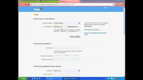 How To Make A New Email Address Sign Up Youtube