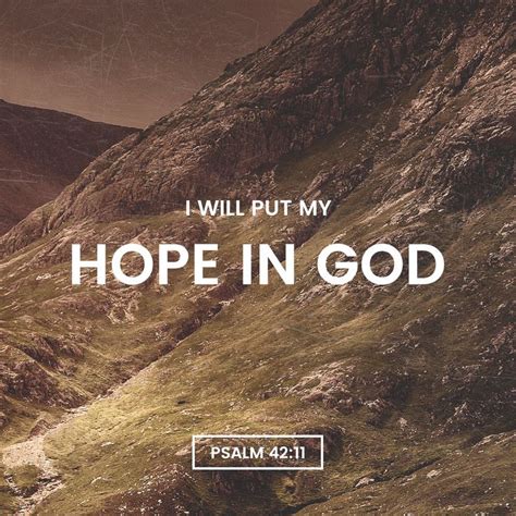 Psalms‬ ‭425 11‬ ‭esv‬‬ Hope In God Psalms O My Soul