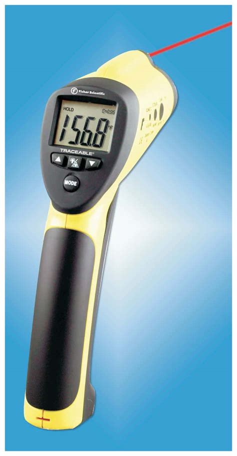 Fisherbrand Traceable Infrared Thermometer Gun Emissivity Adjustable