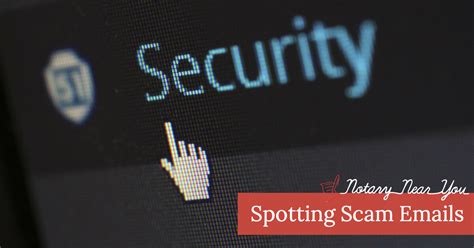 Spotting Scam Emails Notary Near You