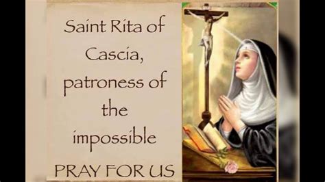 Miracle Prayer To Saint Rita Of Cascia For Hopeless And Impossible