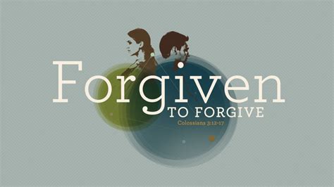Forgiven To Forgive Franklin Church Of Christ