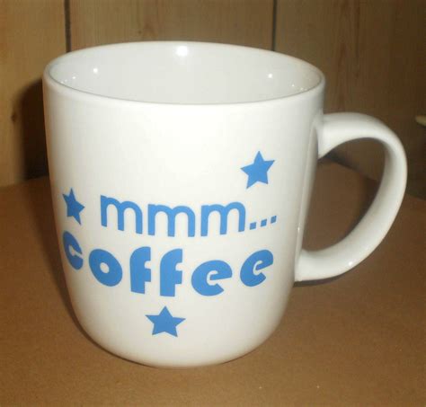 Coffee Cup Vinyl Decal Coffee Mug Sticker Vinyl Decal For