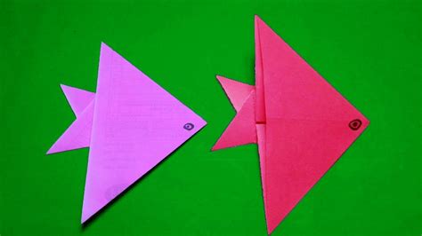 Origami Paper Fish Craft Instructions Teacher Made Ph