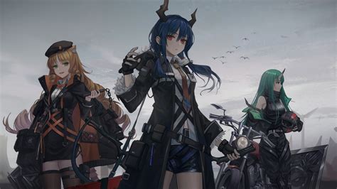 1920x1080 Arknights Girl Characters 1080p Laptop Full Hd