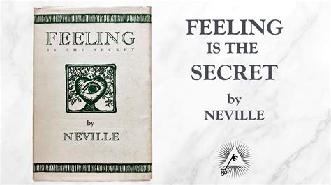 Feeling Is The Secret 1944 By Neville Goddard Youtube New Year
