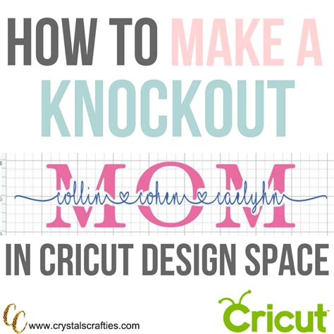 How To Make A Knockout In Cricut Design Space Cricut Tutorials