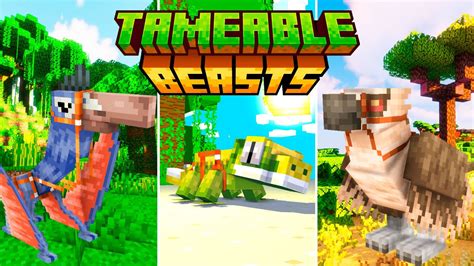 Tameable Beasts Mod Minecraft Tutorial Minecraft Mod Youtube