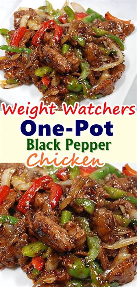By the way, i should point out that this is not a crispy black pepper chicken recipe since the chicken is not covered in a flour batter and fried. One-Pot Black Pepper Chicken | Recipes, Healthy recipes ...