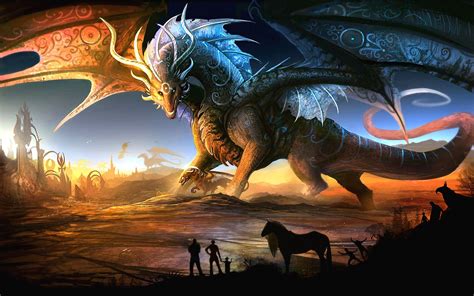 Awesome Dreamy Fantasy Giant Dragon Fantasy Dragon Dragon Pictures
