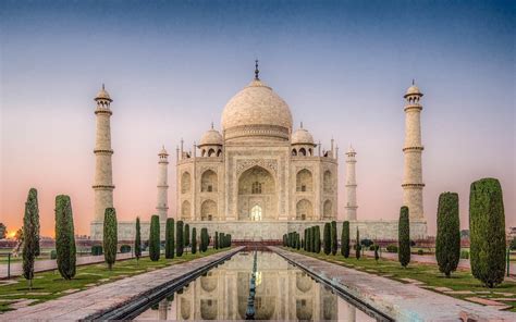 Download Wallpapers India Attractions The Taj Mahal The Palace For