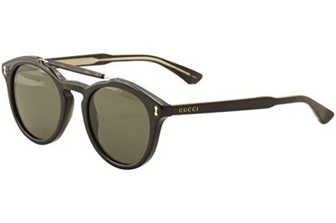 Gucci Gg 0124 S 001 Black Grey Sunglasses Grey Sunglasses