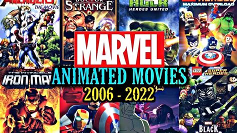 Marvel All Animated Movies 2006 2022 Youtube