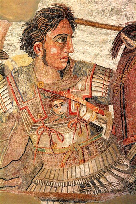 Battle Of Issus Mosaic Alexander The Great Print Poster Etsy