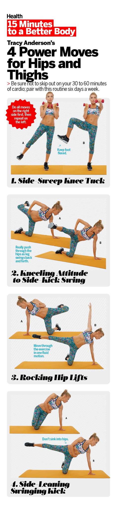 Slim And Tone Your Hips Thighs And Belly With These Strength Moves