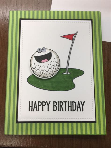 Golf Birthday Card By Bhappystamper At Splitcoaststampers