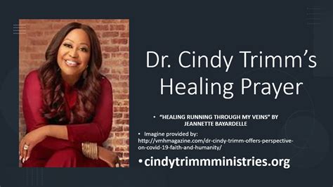 Healing Prayer By Dr Cindy Trimm Youtube