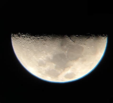 Picture Of The Moon Through My Telescope Rspace