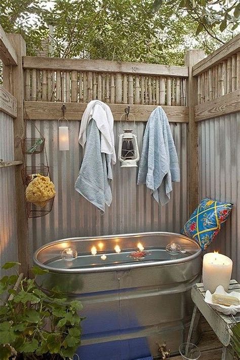 59 Best Rustic Outdoor Bathshower Ideas Images On Pinterest Outdoor Showers Bathroom And