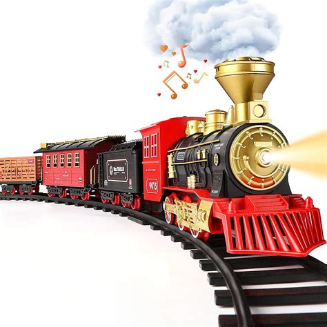 Beefunni Train Set Electric Train Toy For Boys Girls Rechargeable