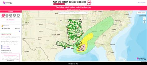 How To Use Our View Outage Map Entergy Storm Center