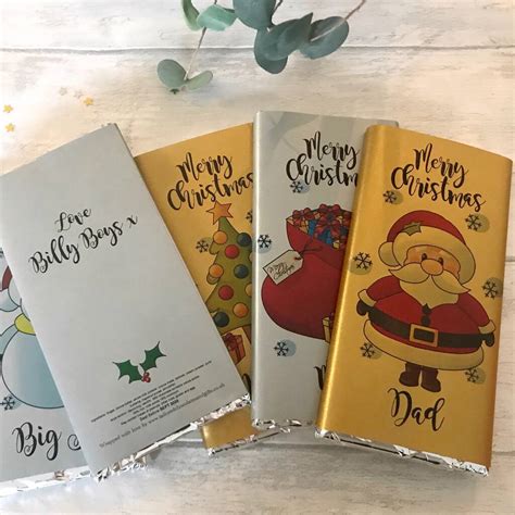 Walgreens has merci chocolates on sale for $3.50 each when you purchase two boxes. Personalised Christmas Chocolate Bar By Tailored ...