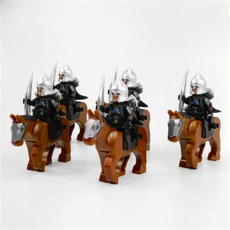 Lord Of The Rings Gondor Archers With Mounts Minifigure Set Of 10pcs