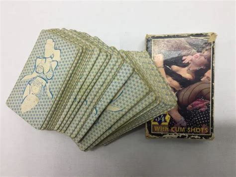 Rare Vintage Color Climax Collectible Erotic Playing Cards Cards